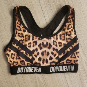 Doyoueven cheetah bra